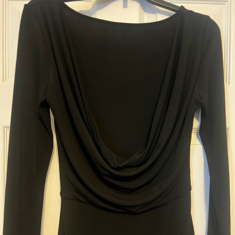 Simple Looped back black dress!